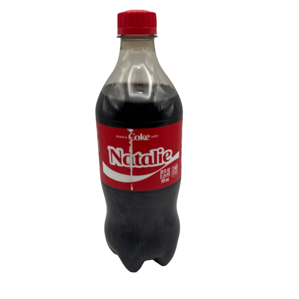 Share A Coke with    Natalie ‎  2025 Personalized Gift Coca Cola Bottle 20oz